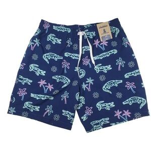 Chubbies Swim Trunks Mens Size XXL Neon Glades Alligator Blue Gator Shorts New
